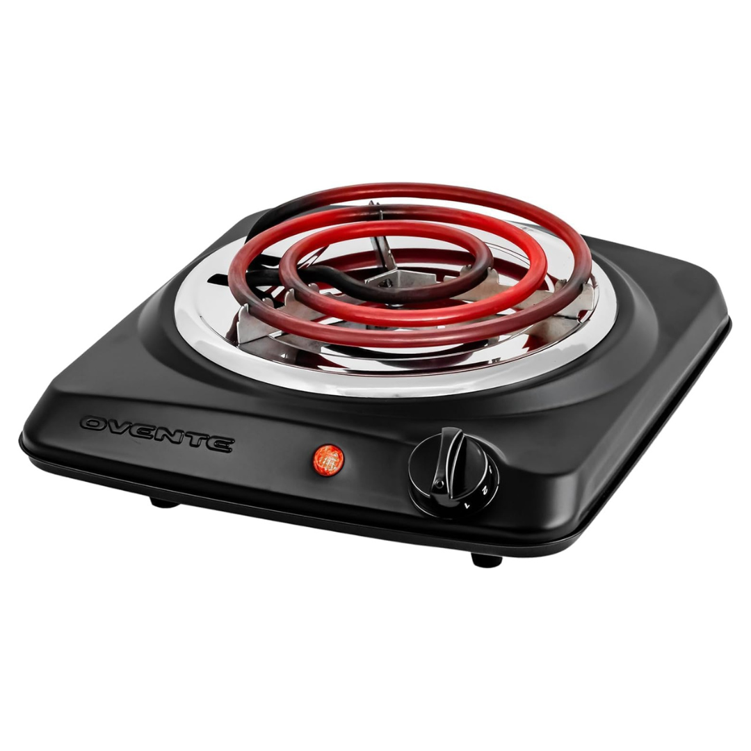 1000W Electric Countertop Single Burner With 6" Coil Hot Plate