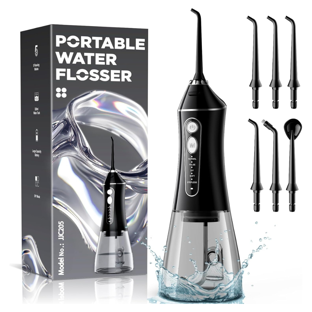 Reure 320ml Cordless Portable Rechargeable Water Dental Flosser