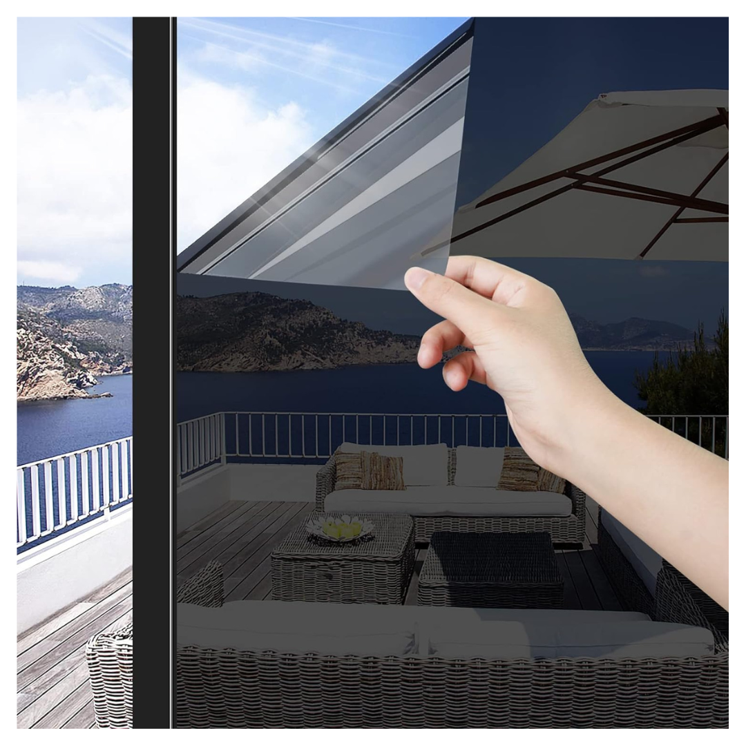 ConCus-T One Way 11.81" x 6.5' Window Privacy Film
