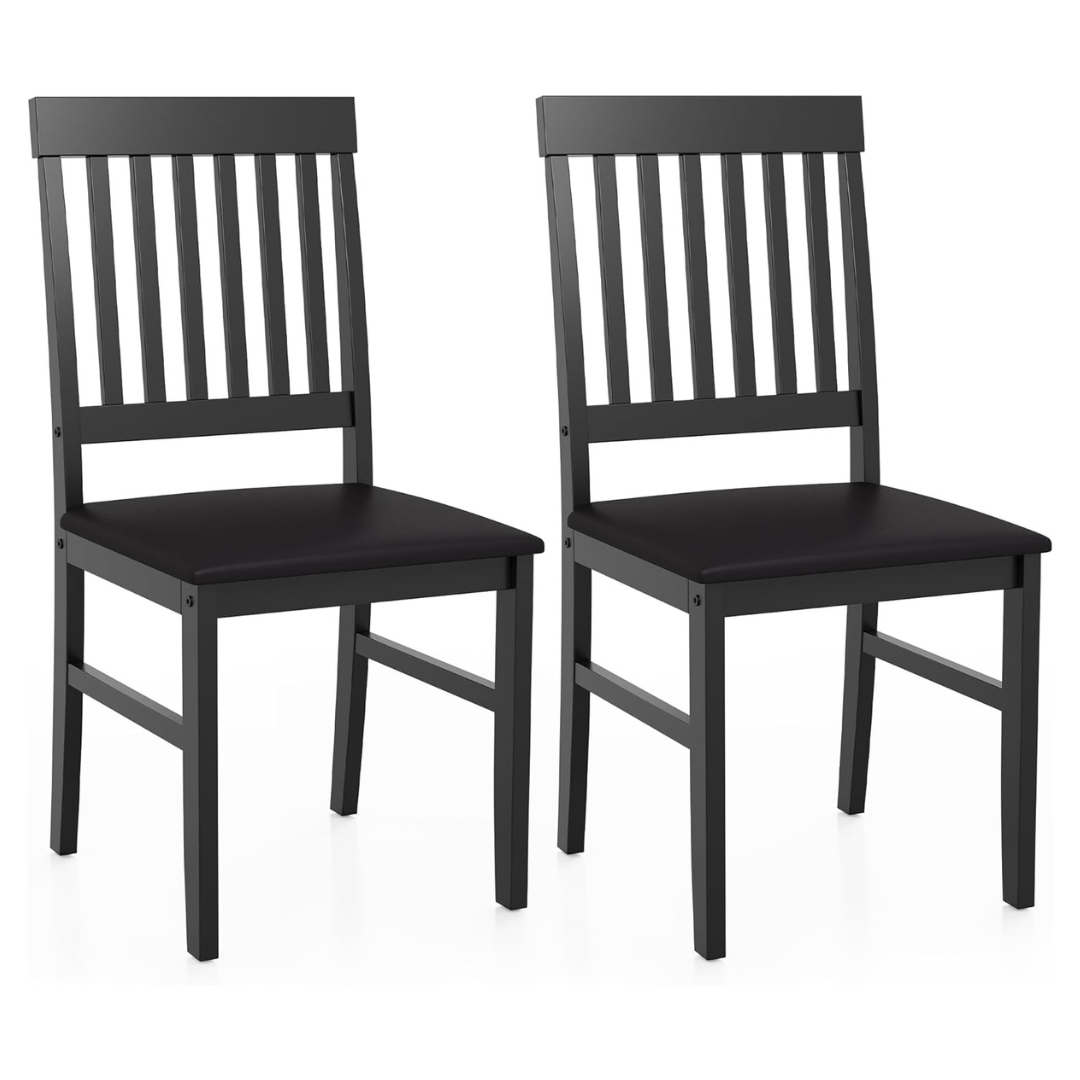 Set of 2 RoyalCraft Wooden Modern Dining Chairs