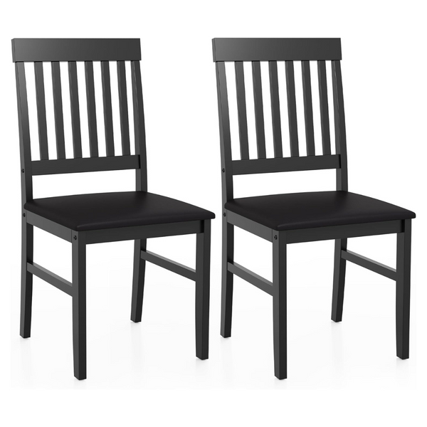 Set of 2 RoyalCraft Wooden Modern Dining Chairs