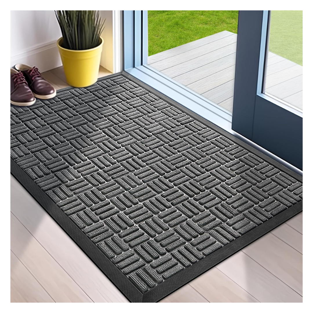 Mibao Heavy Duty Durable Front Door Mat (29.5" x 17")