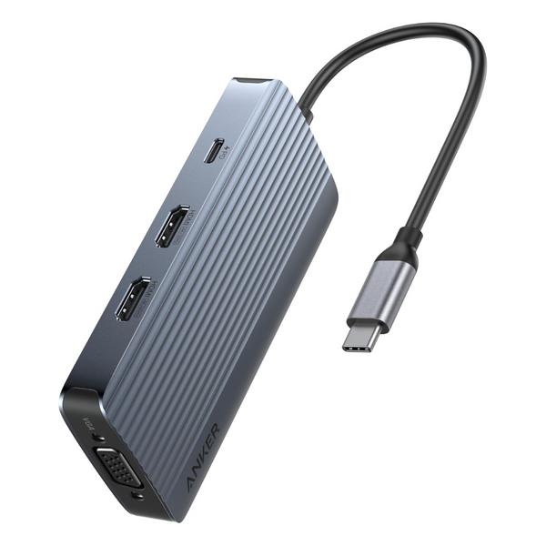 Anker 8-in-1 USB-C Docking Station With 2 HDMI And VGA