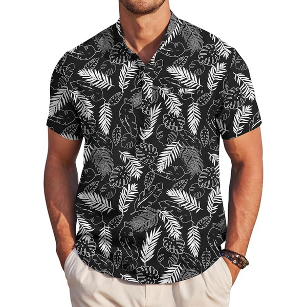 COOFANDY Men's Short Sleeve Henley Shirt (select color & size combinations)