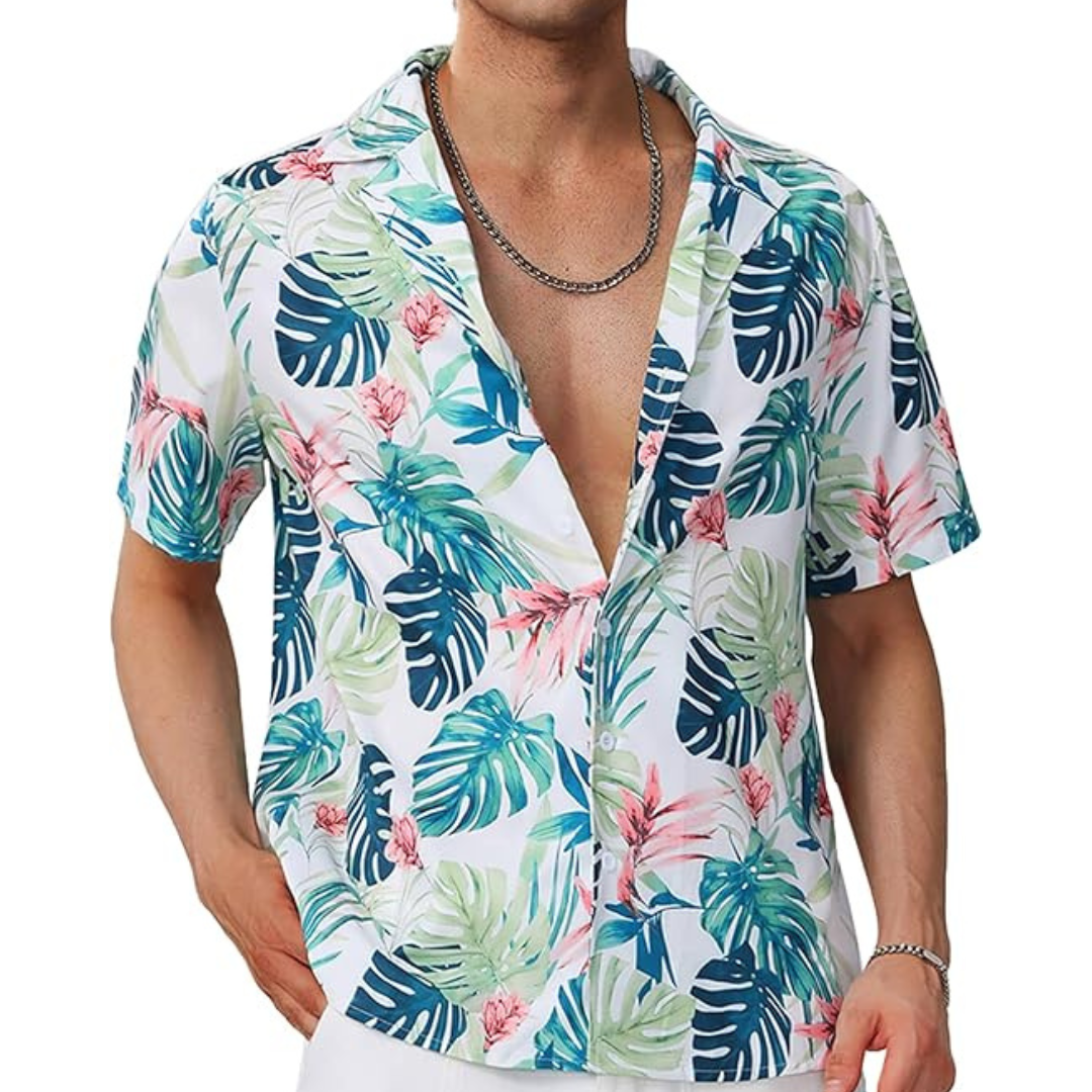 Men's Floral Tropical Beach Hawaiian Shirts