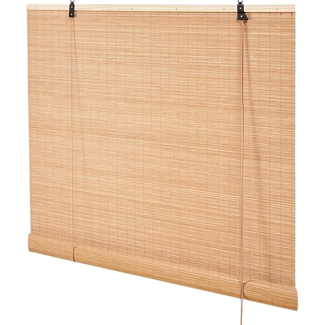 Breathable Durable Bamboo Roman Blinds