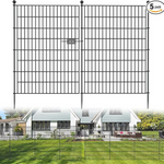 5-Panel 40" x 11.8' No Dig Decorative Outdoor Garden Fence