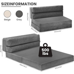 Portable 2-in-1 Convertible Sofa Bed