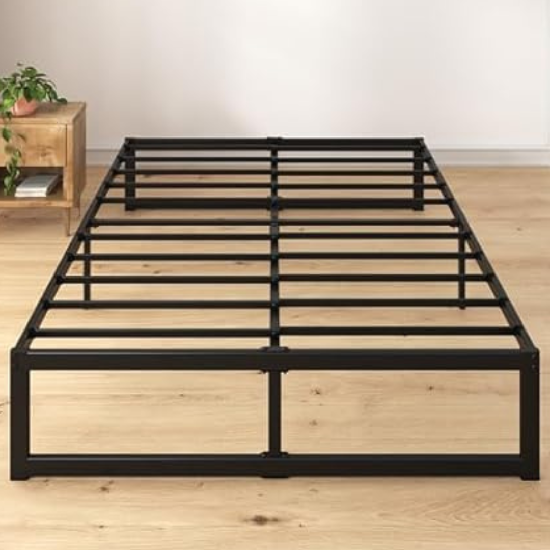 14" Zinus Abel Metal Platform Bed Frame with Steel Slat Support (King)
