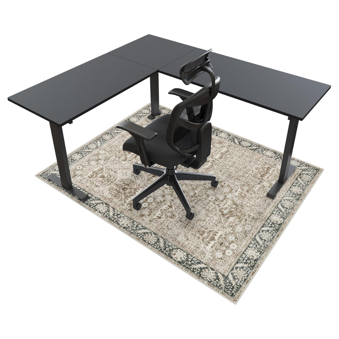 63"x 51" Anti-Slip Large Floor Protector Mat