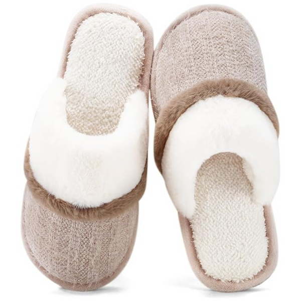 Women's Fuzzy Memory Foam Anti-Skid Sole House Shoes