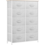 Yitahome 10-Drawer Fabric Dresser Storage Tower