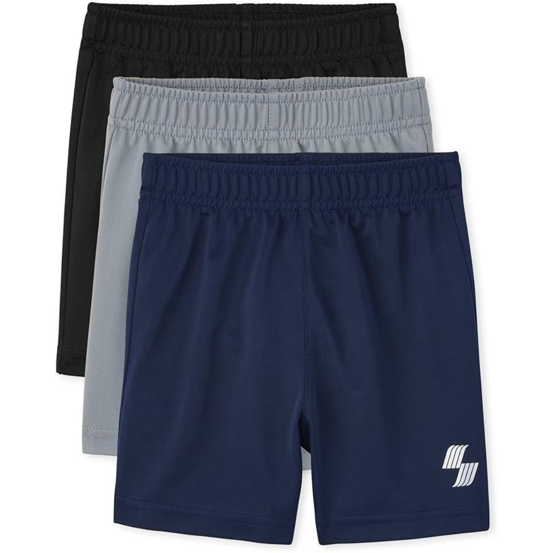 3-Pack The Children's Place Toddler Athletic Casual Shorts (2 Colors)