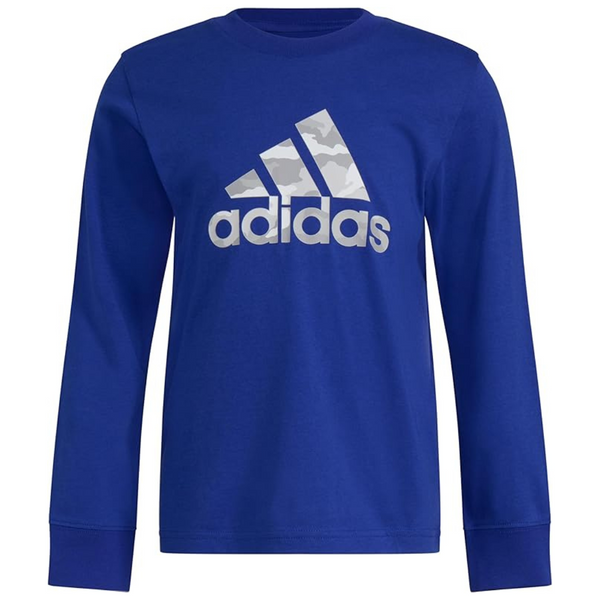 adidas Boys' Cotton Badge of Sport Logo T-Shirt