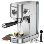 Spacekey 1350W 20 Bar Espresso Machine with Milk Frother