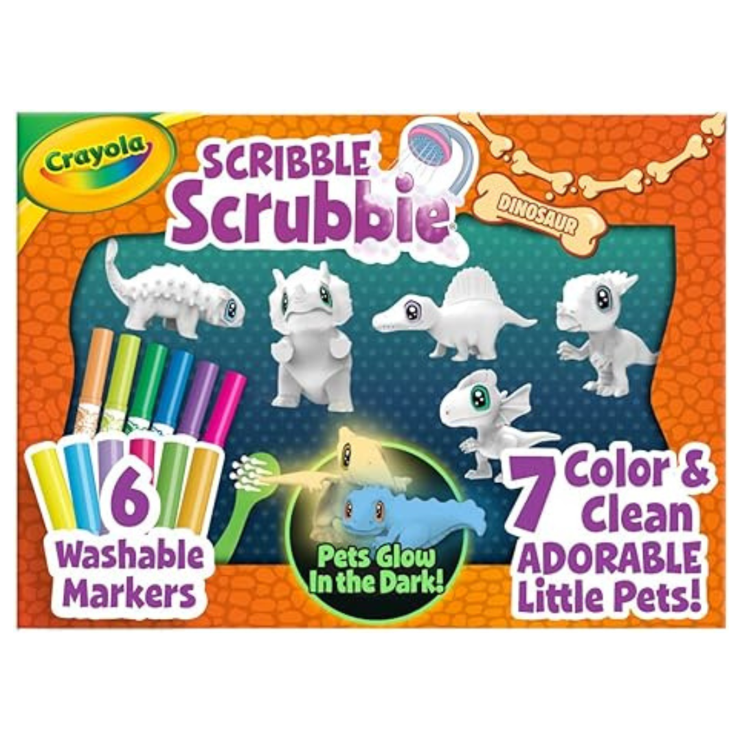 Crayola Scribble Scrubbie Pets Dinosaur Glow Combo Pack