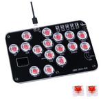DO-CAM Leverless Arcade Stick R16 All-Button Controller (Black)