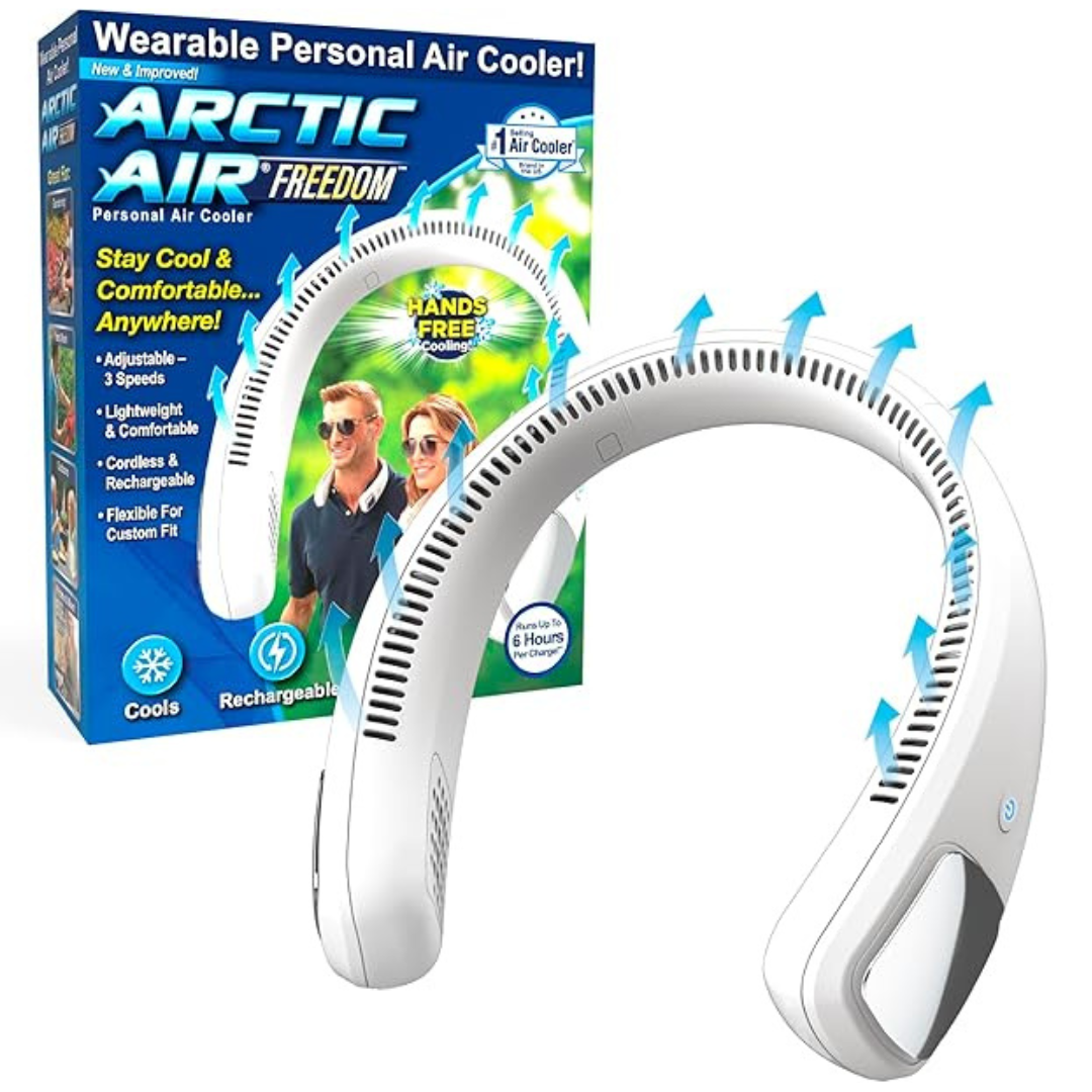 Arctic Air Freedom Portable 3-Speed Neck Fan
