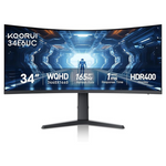 34" Koorui 34E6UC Curved WQHD 165Hz 1ms HDR Freesync Gaming Monitor