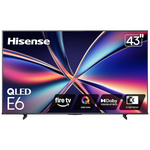 43" Hisense E6 Cinema Series 4K Ultra HDR Smart QLED Fire TV