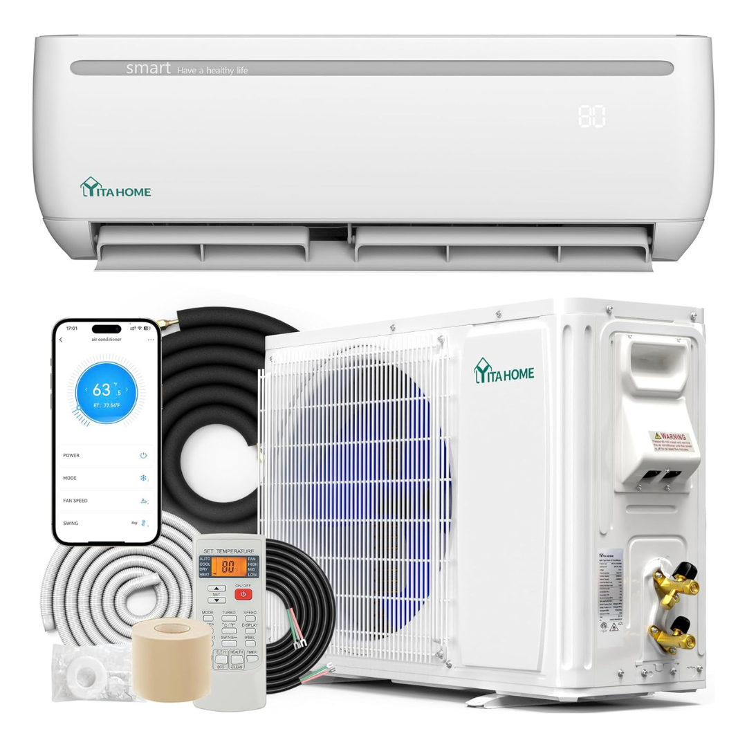 9000BTU Mini Split Air Conditioner Heat Pump System
