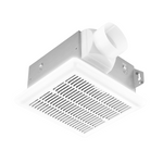 Tech Drive Bathroom Exhaust Fan With Light, 50 CFM