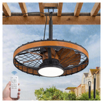 Lediary 20" Outdoor Ceiling Fans With Lights