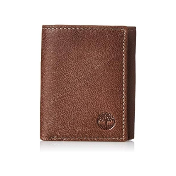 Timberland Men's Leather RFID Blocking Trifold Wallet (2 Colors)