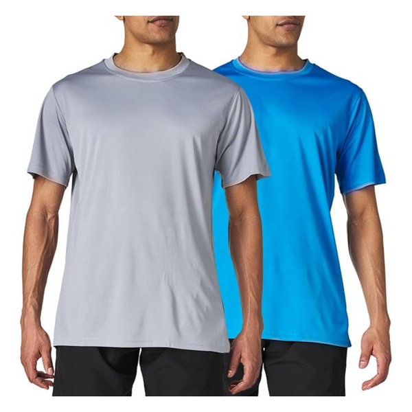 2 Pack Men's Dry Fit Moisture Wicking T Shirt