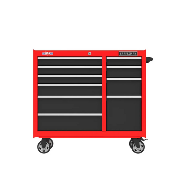 48" Craftsman 2000 Series 10-Drawer Bottom Steel Roiling Tool Cabinet