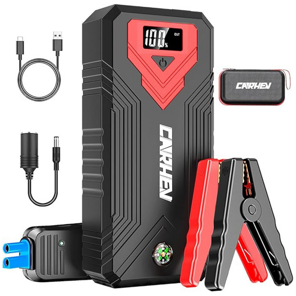24000mAh 12V 3000A Car Battery Jump Starter with LED Light