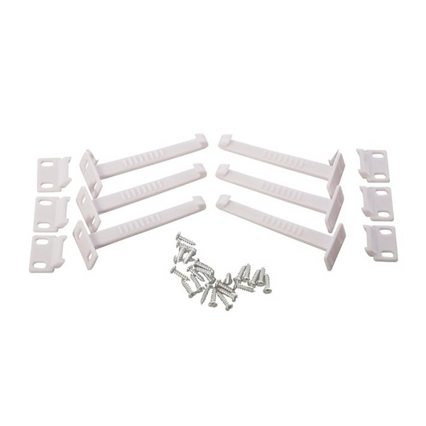 Dreambaby Safety Catches – Child Proof Cabinet & Drawers Locks Latches (6 Count)