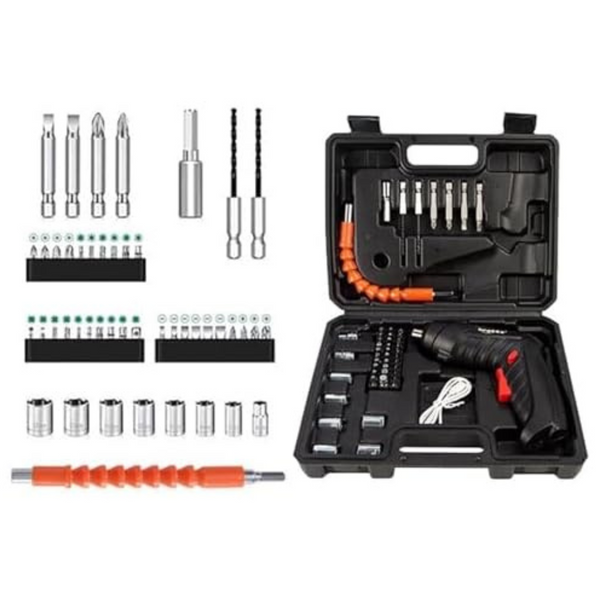 47-Piece Taygate Fanttik 3.6V Electric Drill Screwdriver Set