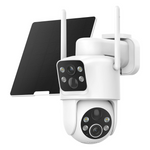 Tkenpro Wireless Dual Lens Solar Security Cameras