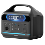 DARAN 600W Portable Power Station, 288Wh LiFePO4 Solar Generator