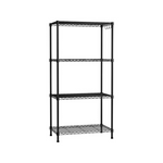 Workpro 4 Tier Metal Adjustable Storage Shelves With Hooks
