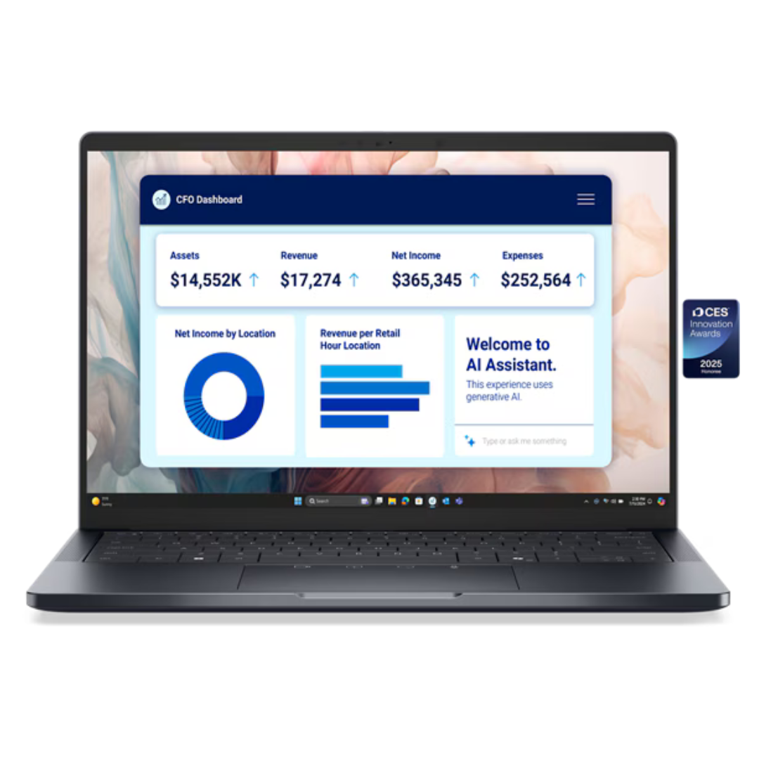 Dell Pro 14 Premium 14" QHD+ Touch Copilot+ PC Laptop (Core Ultra 7 266V / 16GB RAM / 512GB SSD)