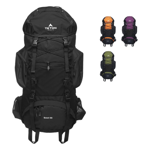 Teton Sports 55L Scout Internal Frame Backpack