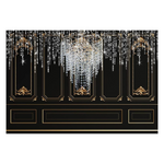 8' x 6' Vinyl Luxurious Chandelier Backdrop