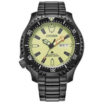 Citizen Men's Eco-Drive Promaster Dive Automatic Black IP Stainless Steel Watch