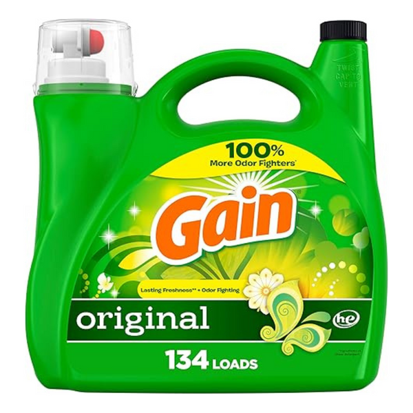 134-Loads Gain Original Scent Liquid Laundry Detergent (194 fl oz)