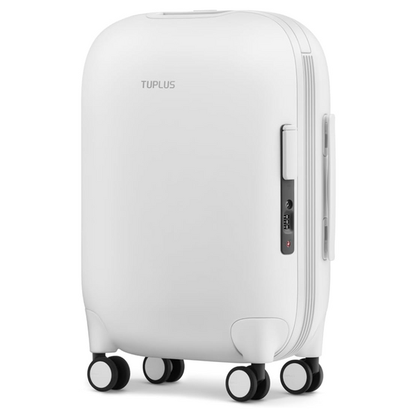 Tuplus Abs Hard Shell Suitcase with 4 Spinner Wheels