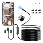 Ennovor 16.4ft Semi-Rigid Snake Camera with Light