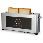 BBday 2-Slice Slim Stainless Steel Touchscreen Toaster