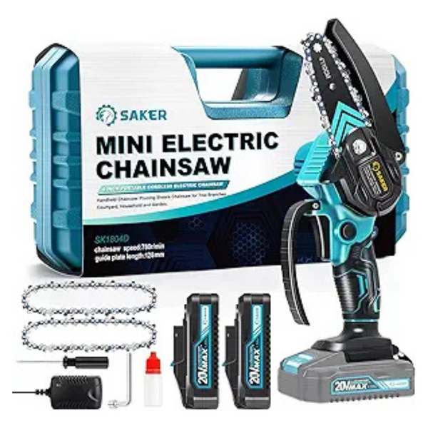 Saker Portable Electric Cordless Mini Chainsaw