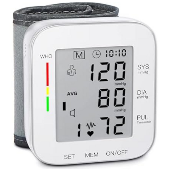 Mmizoo Large LCD Display Wrist Blood Pressure Monitor