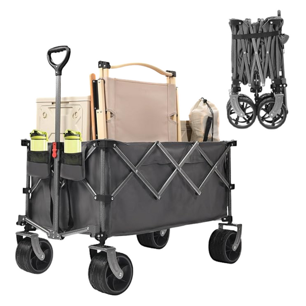 All-Terrain Heavy Duty Folding Wagon Cart With 450lbs Capacity