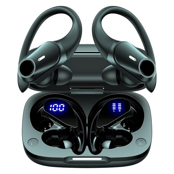 Golrex Active Noise Cancelling Bluetooth Over-Ear Hooks Headphones