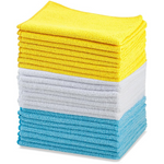 24-Pack Amazon Basics 16" x 12" Microfiber Reusable Cleaning Cloths
