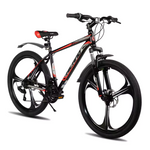 Hiland 26" Aluminum Frame 3 Spokes Mountain Bike With Disc Brake